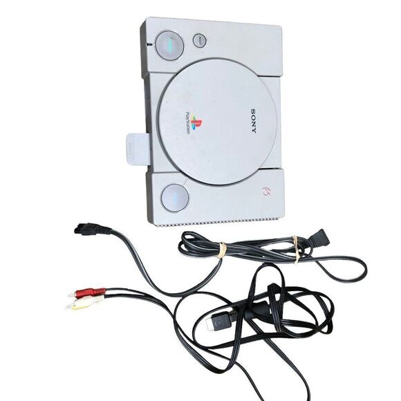 UNTESTESD Sony PlayStation 1 With Original Wires - Picture 6 of 16